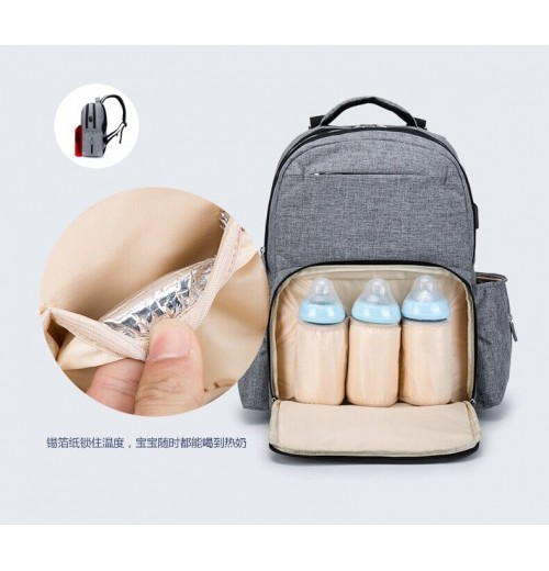 Lequeen USB Diaper Bag