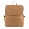 Faux Leather Diaper Backpack