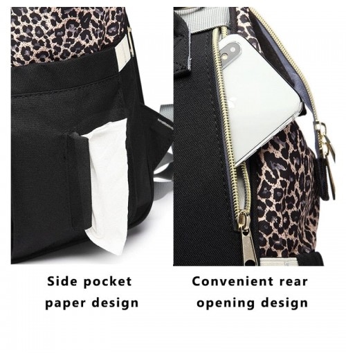 Leopard Diaper Bag