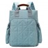 Quilted Nylon Diaper Bag